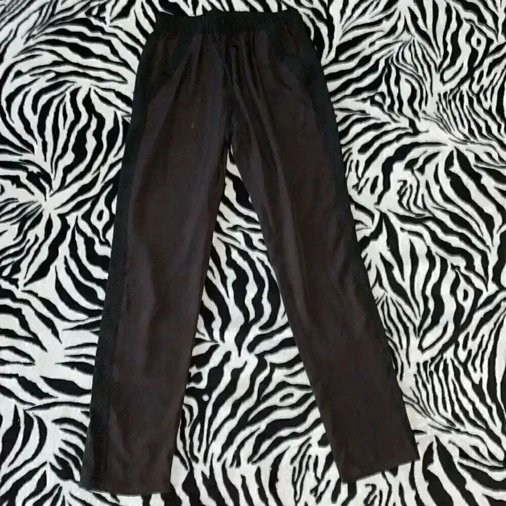 BCBGeneration black cheetah print trouser skinny straight dress pants size xxs